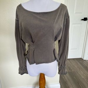 Free People Peplum Small Top